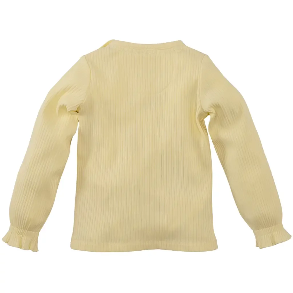 Longsleeve tricot rib Eliana (silly citron)