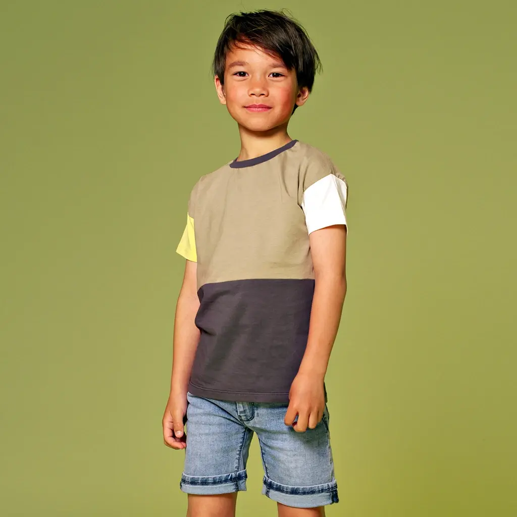 Korte spijkerbroek (grey blue denim)