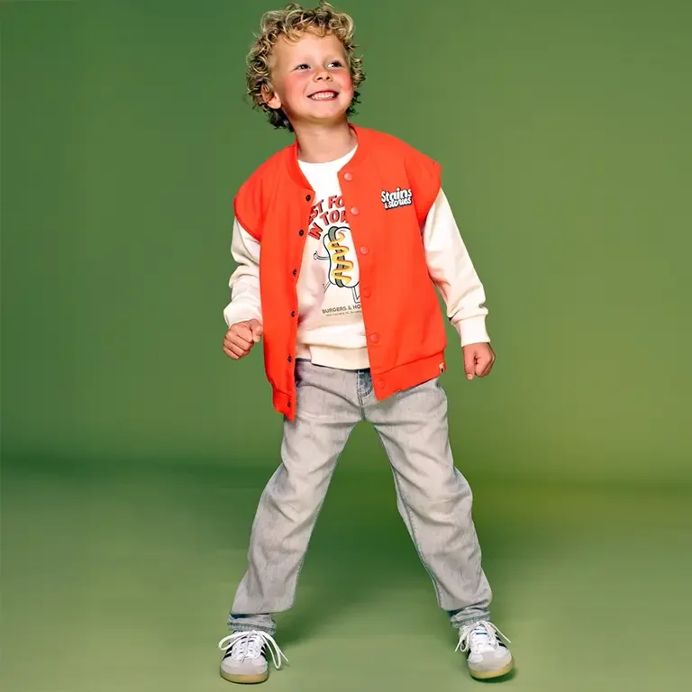 Spijkerbroek wide fit (light grey denim)