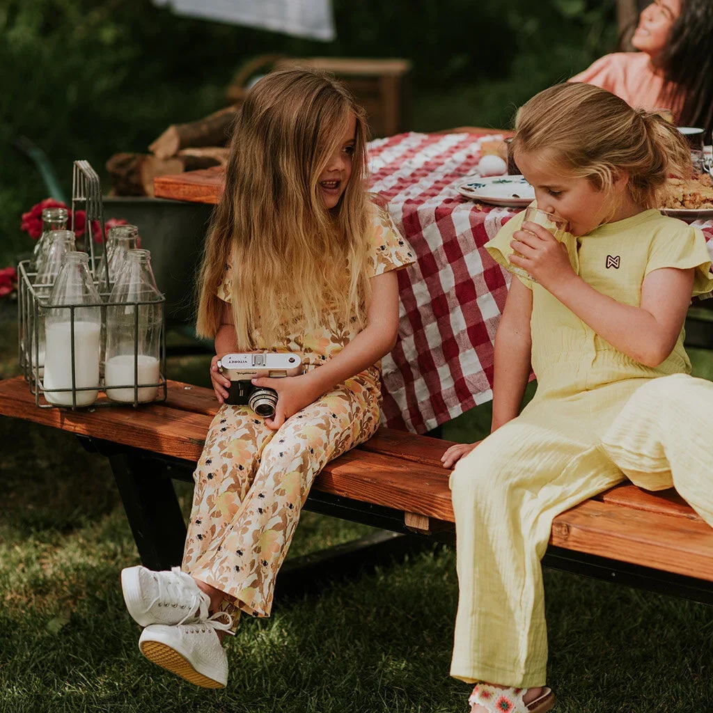 Broek/legging flared (peach)
