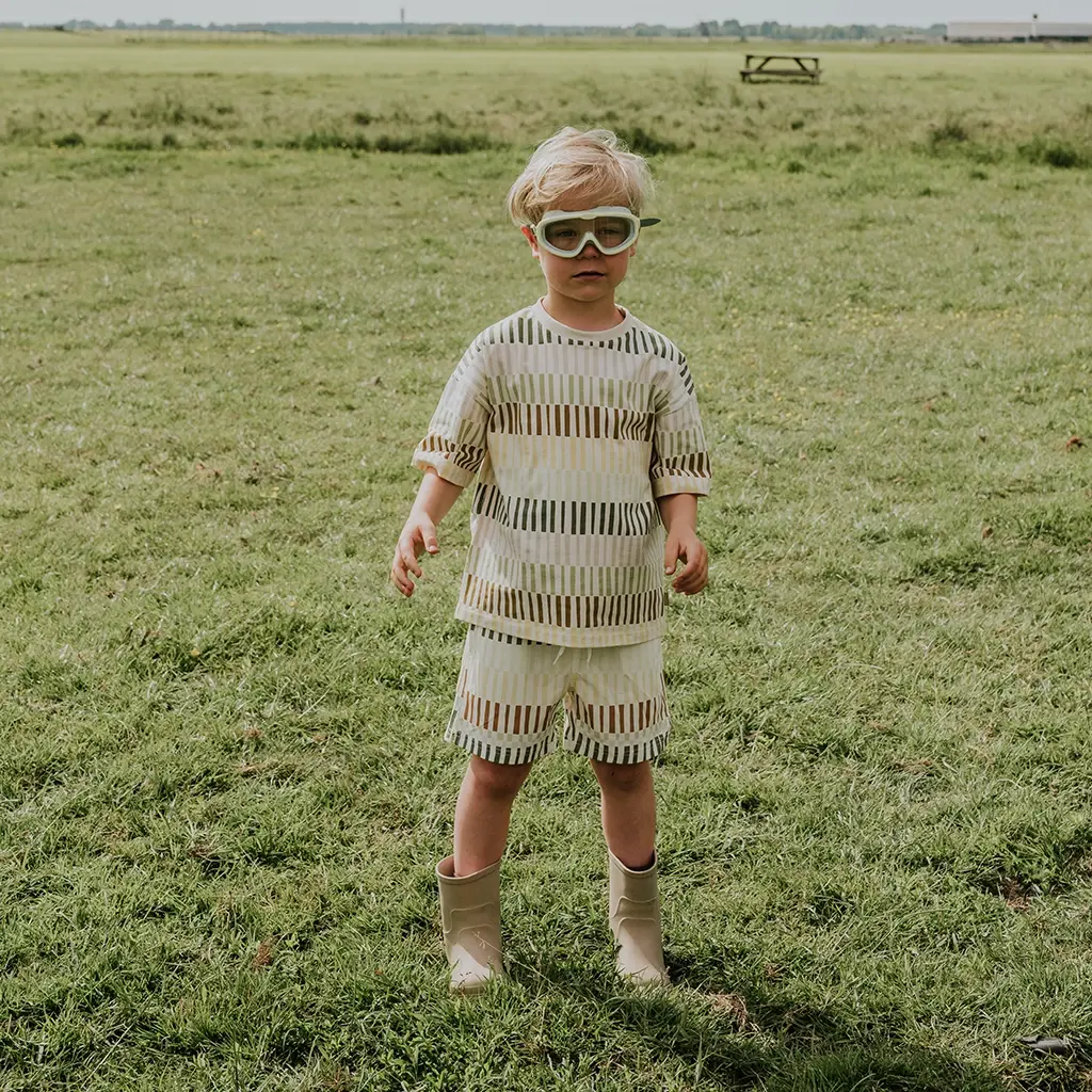 T-shirt loose fit (faded green)