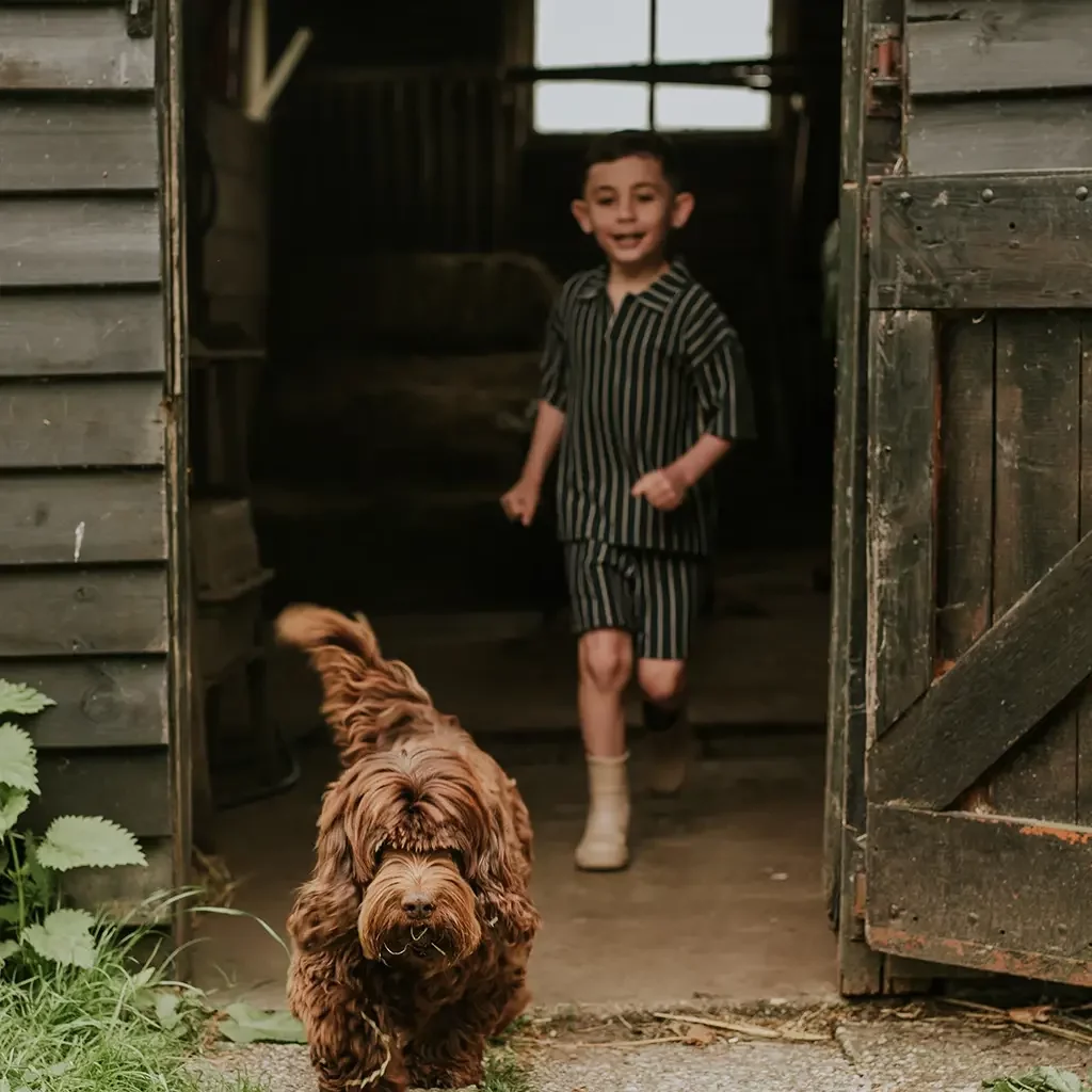 Tweedelige set (navy)