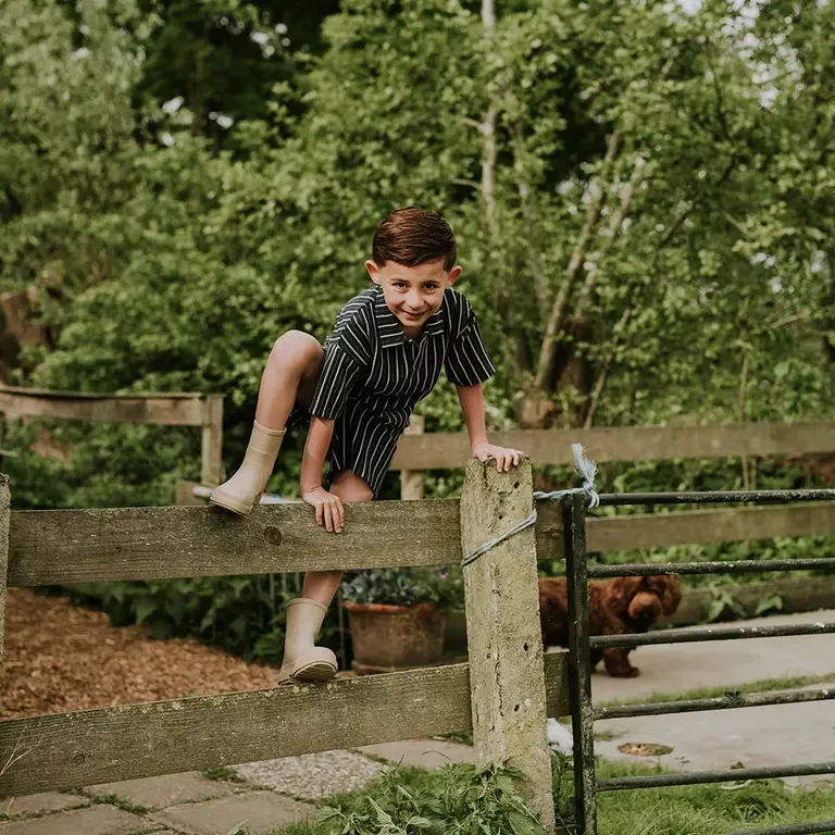 Tweedelige set (navy)