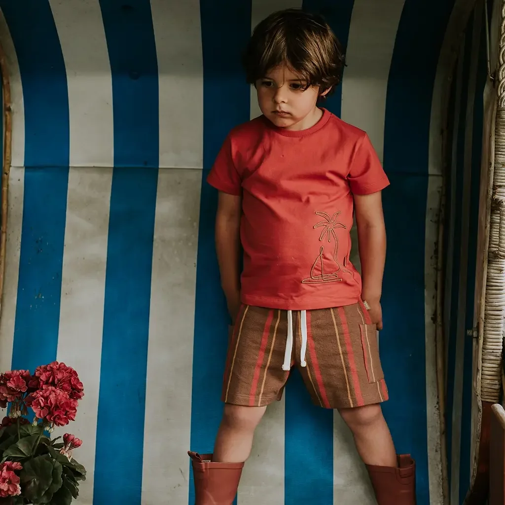 Korte broek cargo (brown)