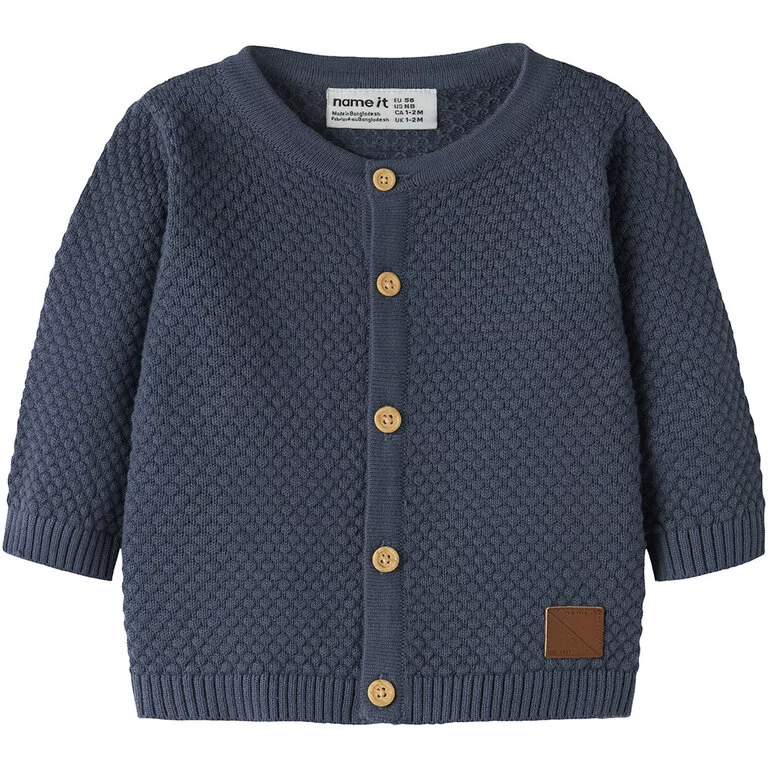 Gebreid vestje Denver (vintage indigo)