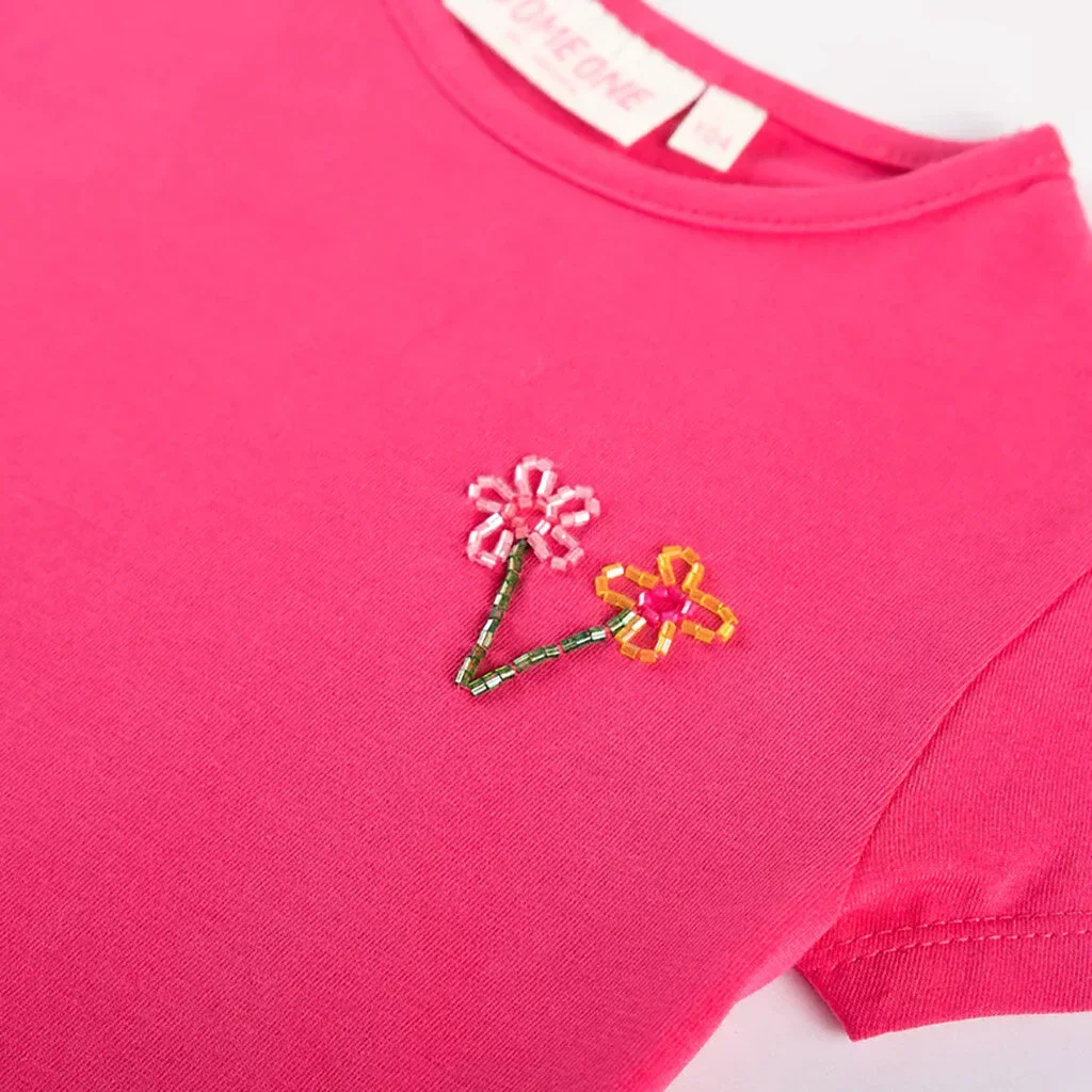 T-shirt Rien (dark pink)