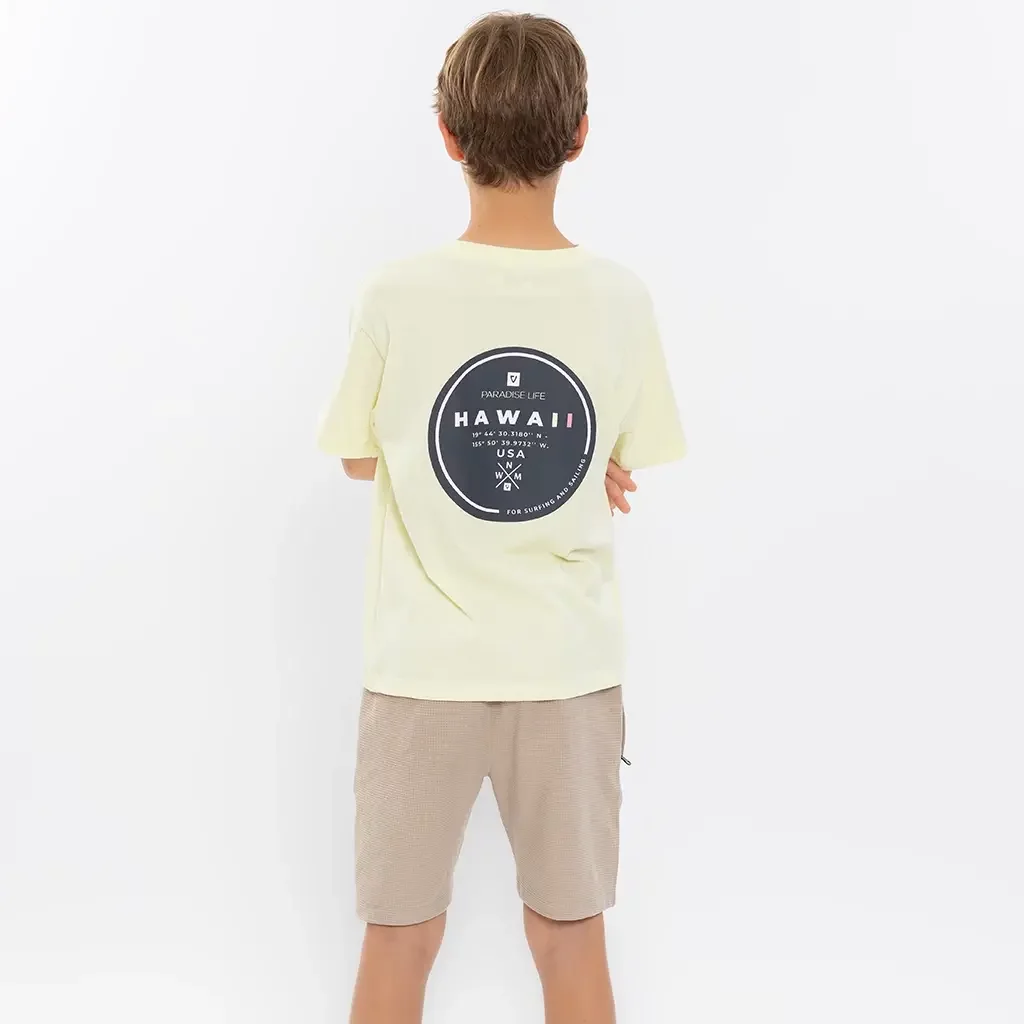 T-shirt backprint loose fit (neon yellow)