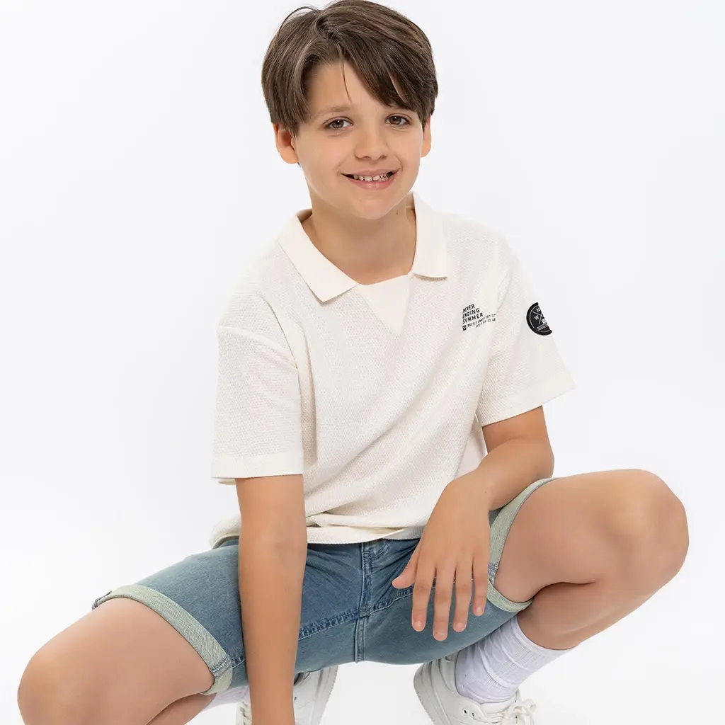 Polo loose fit (off white)