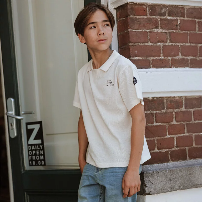 Polo loose fit (off white)