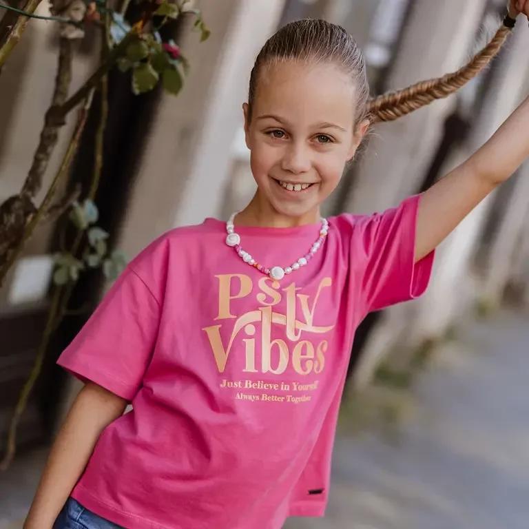 T-shirt loose fit (fuchsia)