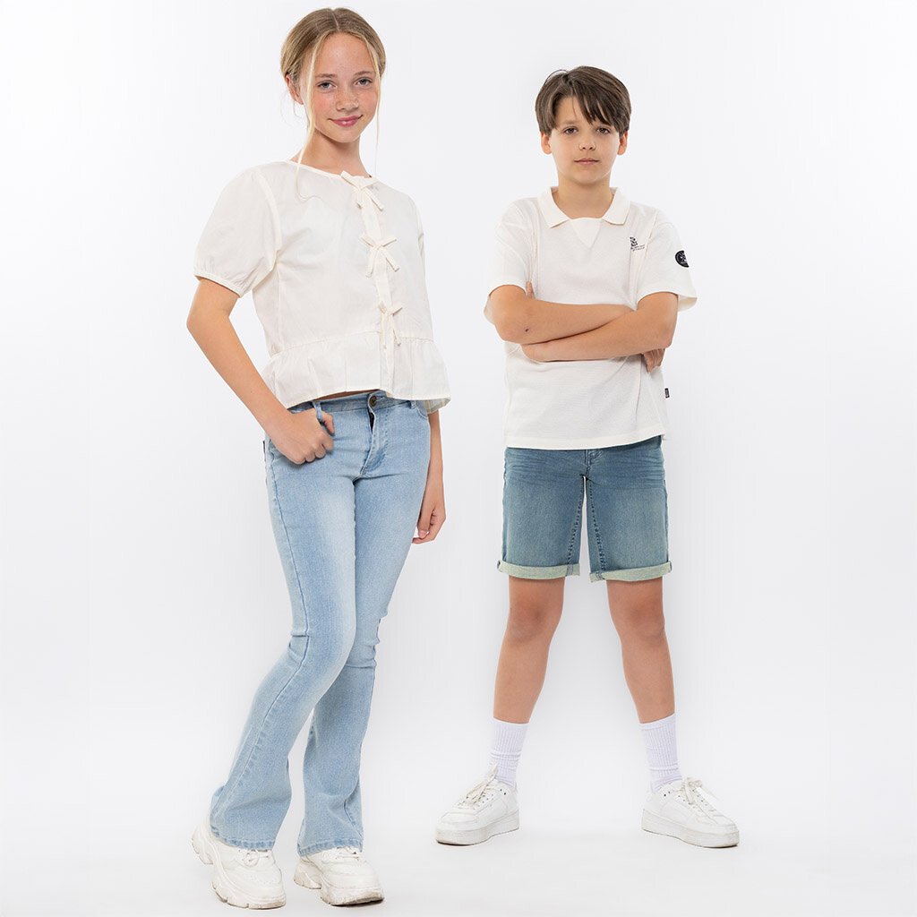 Spijkerbroek flared (blue jeans)