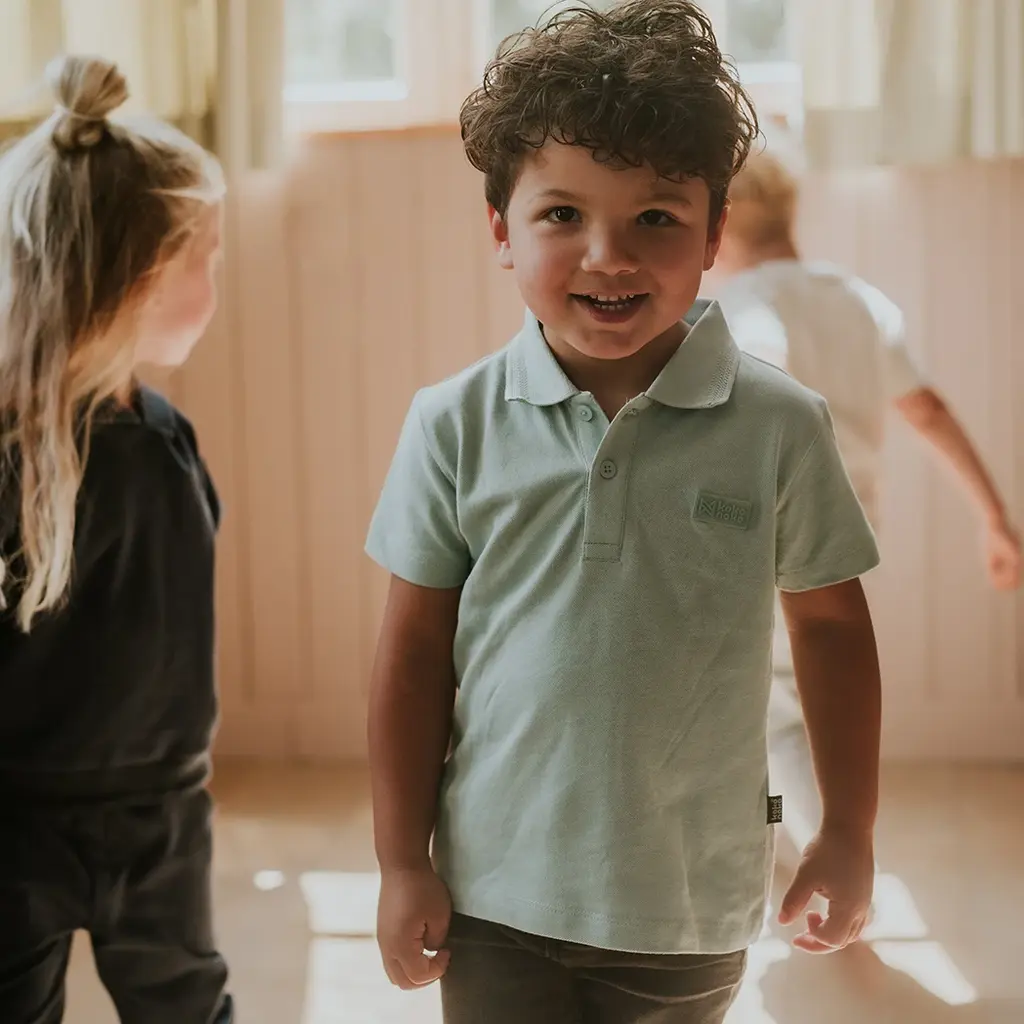 Polo shirt (faded green)