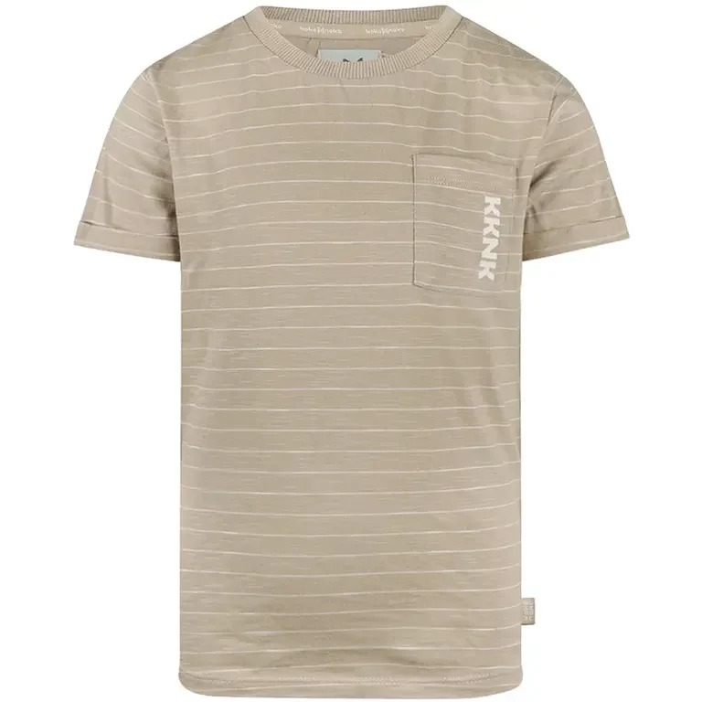 T-shirt long back (sand)