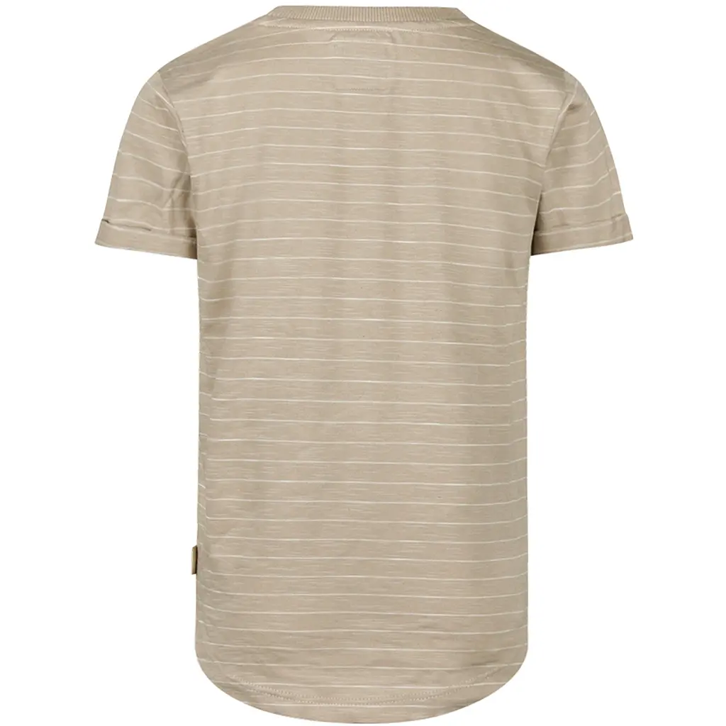 T-shirt long back (sand)