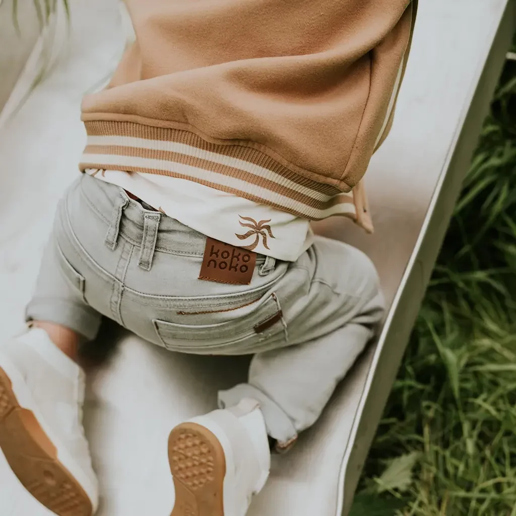 Spijkerbroek loose fit (grey jeans)