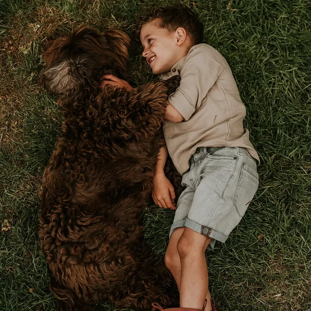 Korte spijkerbroek loose fit (grey jeans)