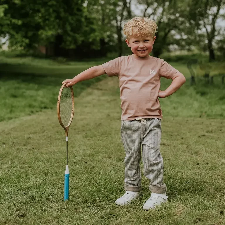 T-shirt backprint (dusty pink)