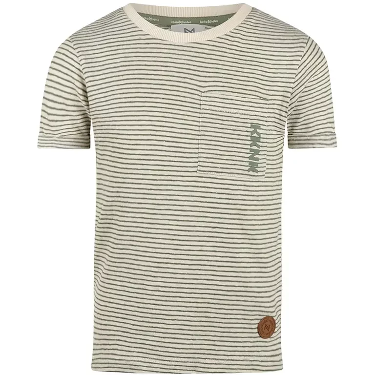 T-shirt long back (olive)