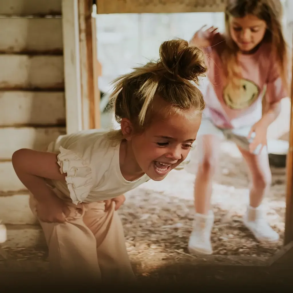 Joggingbroek wide fit (sand)