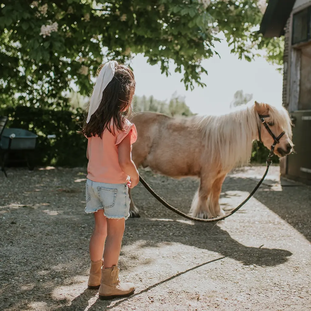 Korte spijkerbroek (blue jeans)