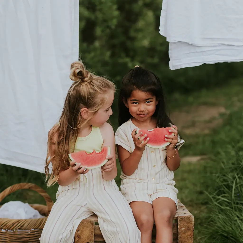 Broek wide fit (off white)