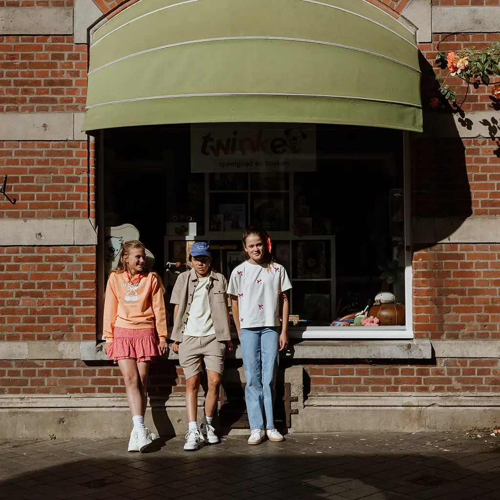 Spijkerbroek wide fit (blue jeans)