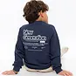 No Way Monday Trui backprint (navy)