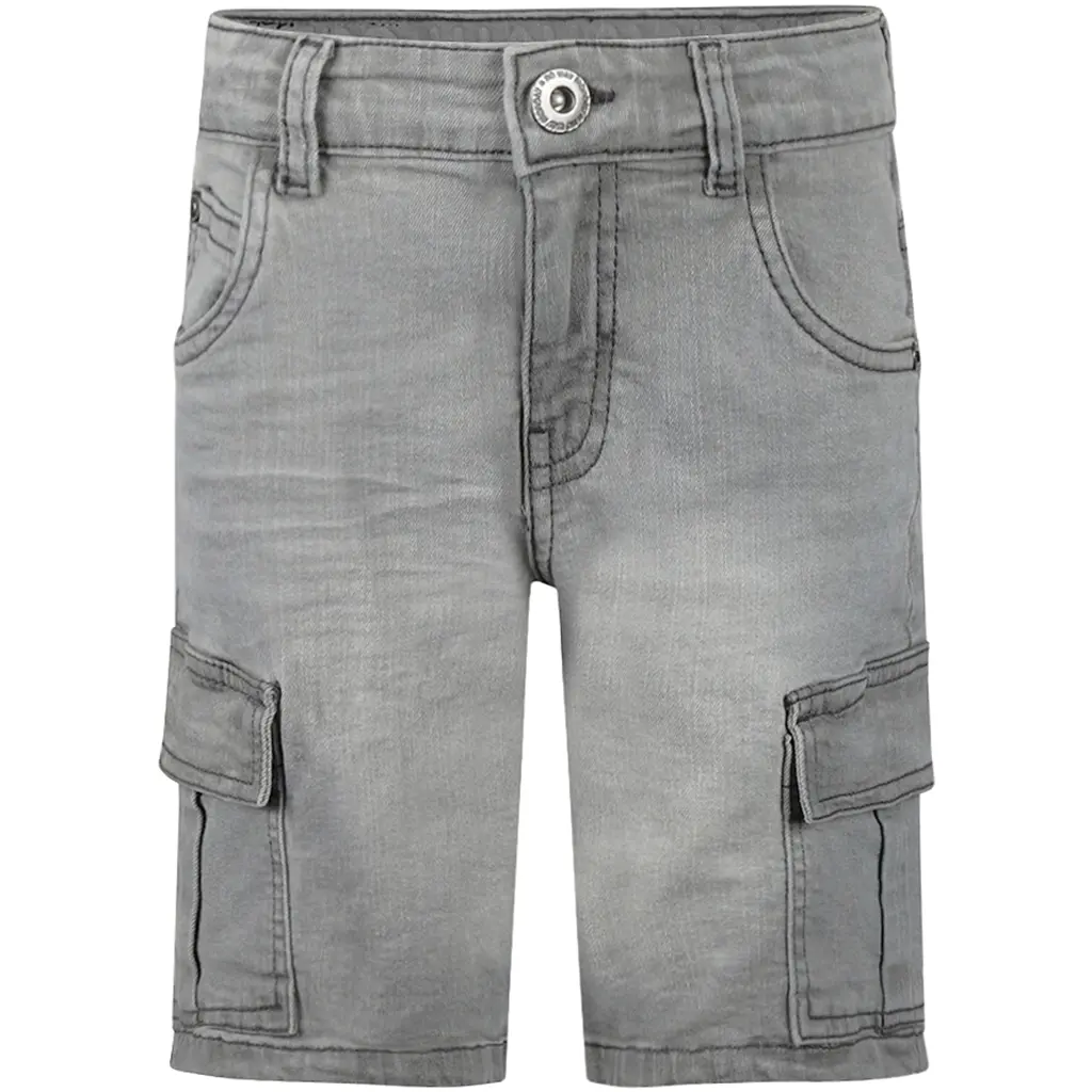 Korte spijkerbroek cargo (grey jeans)