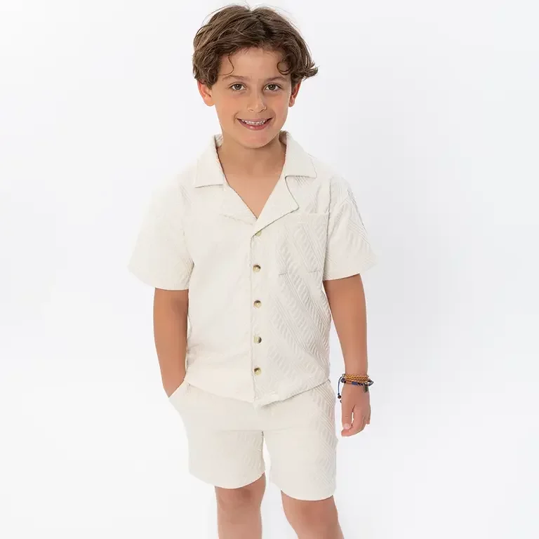 Tweedelige set (off white)