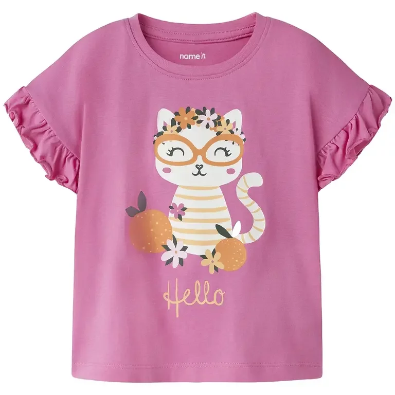 OP=OP! T-shirt Vilena (strawberry moon hello cat)