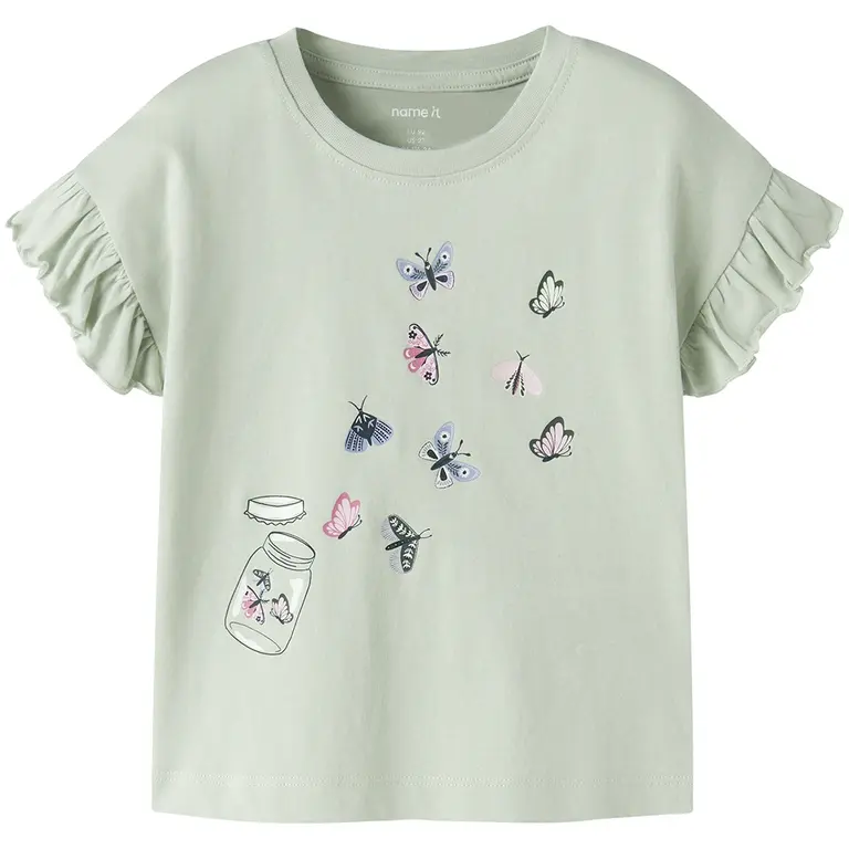 T-shirt Vilena (pale aqua butterfly jar)