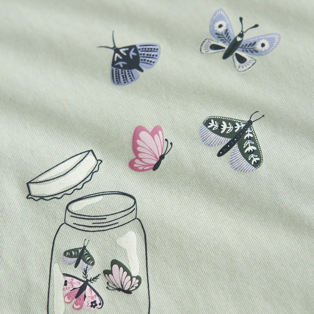 T-shirt Vilena (pale aqua butterfly jar)