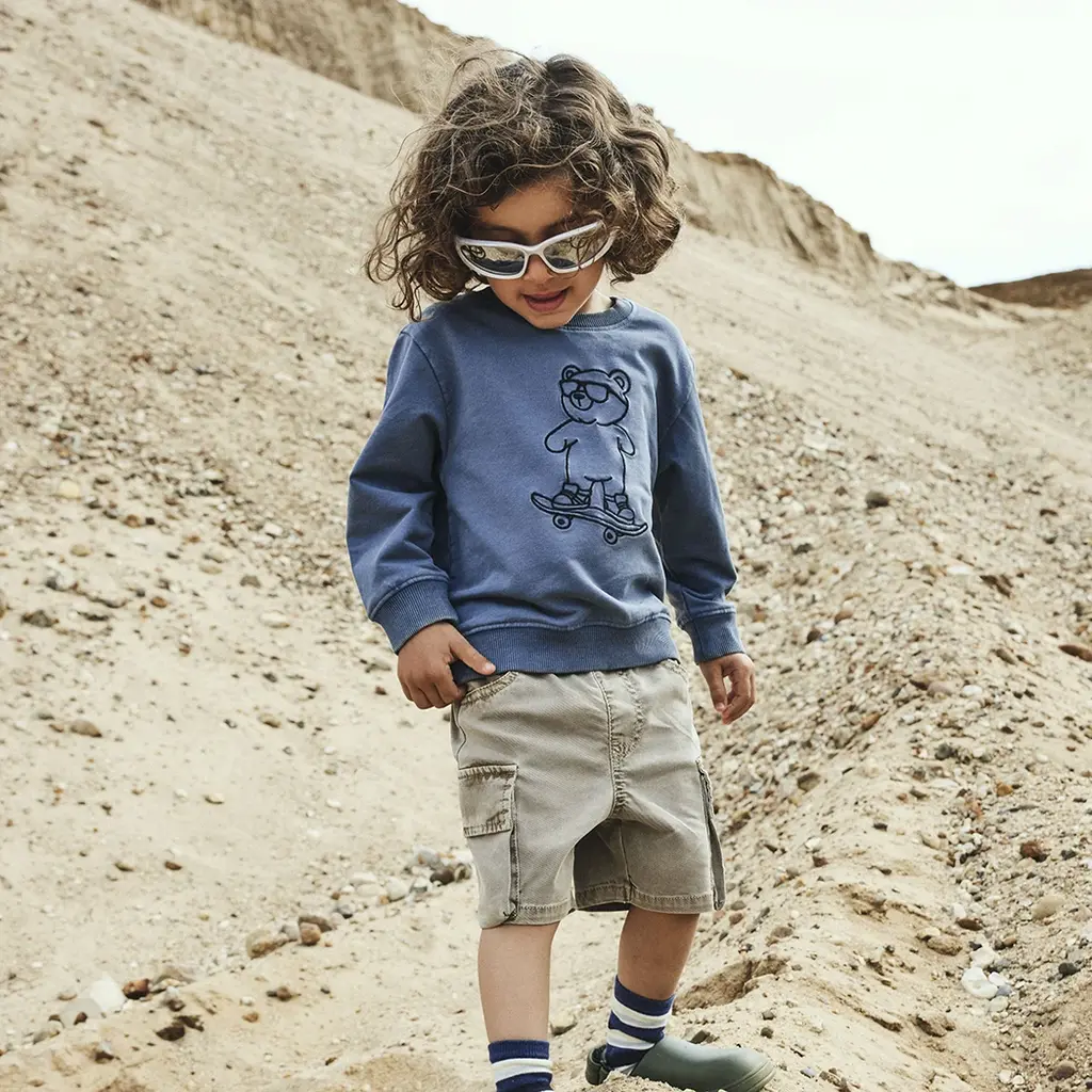 Trui sweat Dalk (vintage indigo)