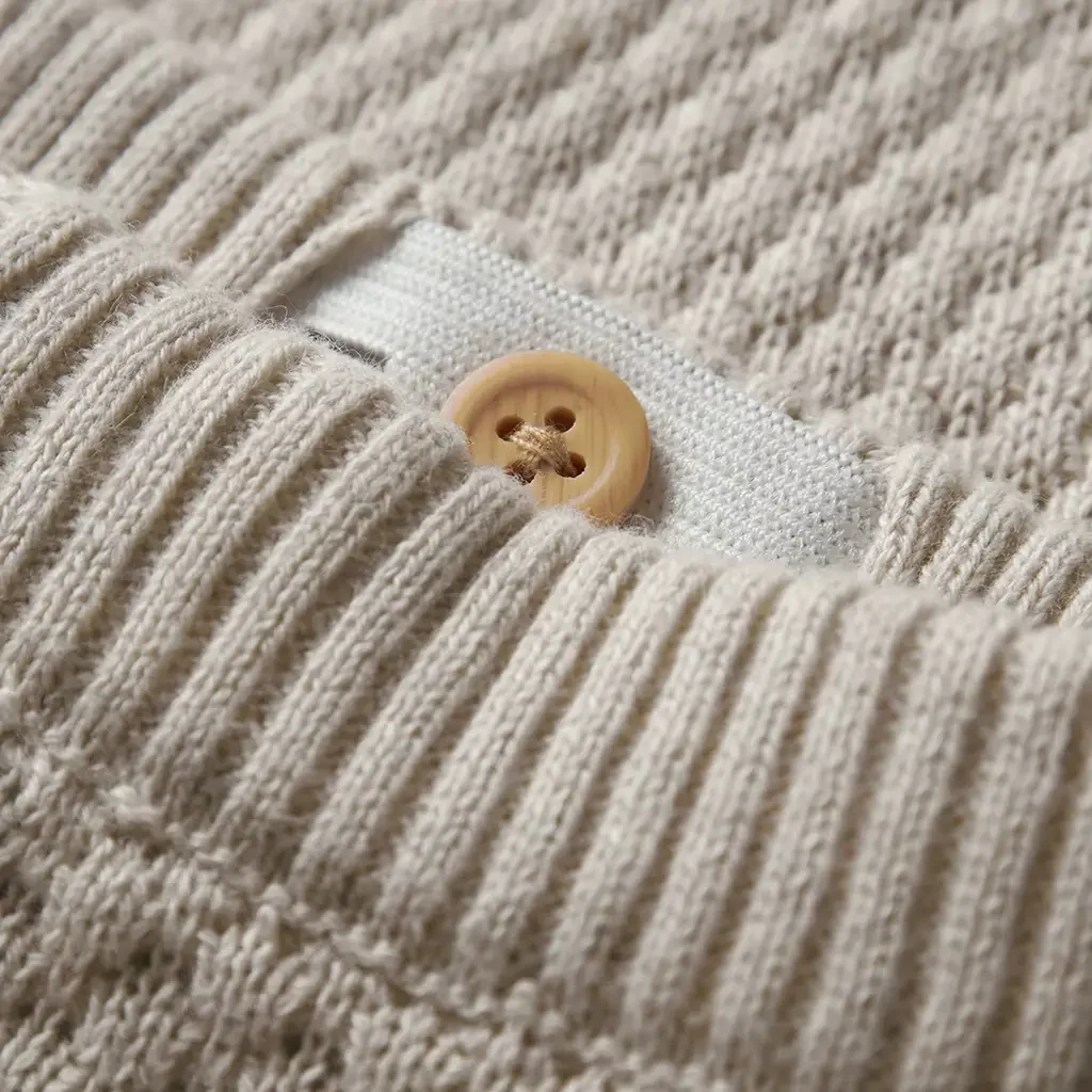 Gebreid broekje Denver (peyote melange)