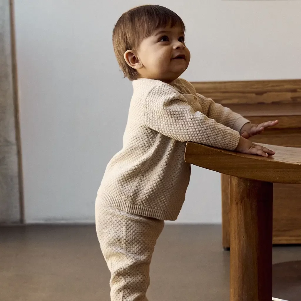 Gebreid vestje Denver (peyote melange)