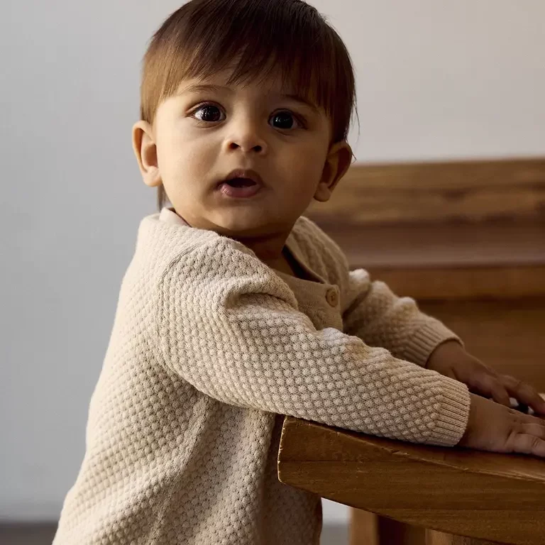 Gebreid vestje Denver (peyote melange)