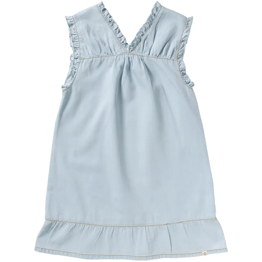 Jurk chambray (sunlit blue)