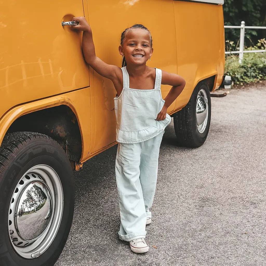 Topje Chambray (sunlit blue)