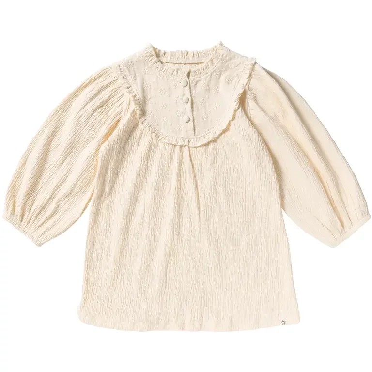 Jurk Wavy (white swan)