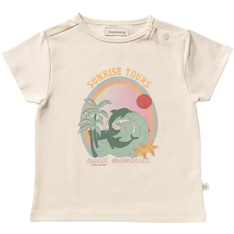 T-shirt Sunrise (white swan)