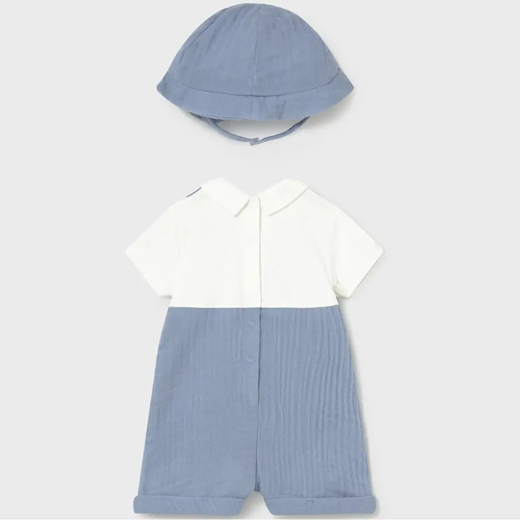 Driedelig setje met romper (blue)