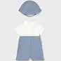 Mayoral Driedelig setje met romper (blue)