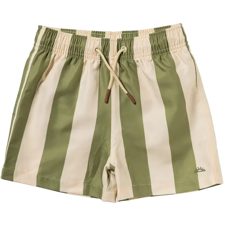 Zwembroek Wide Stripe (iguana)