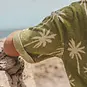 Salted Stories Overhemd Beach Palms (iguana)