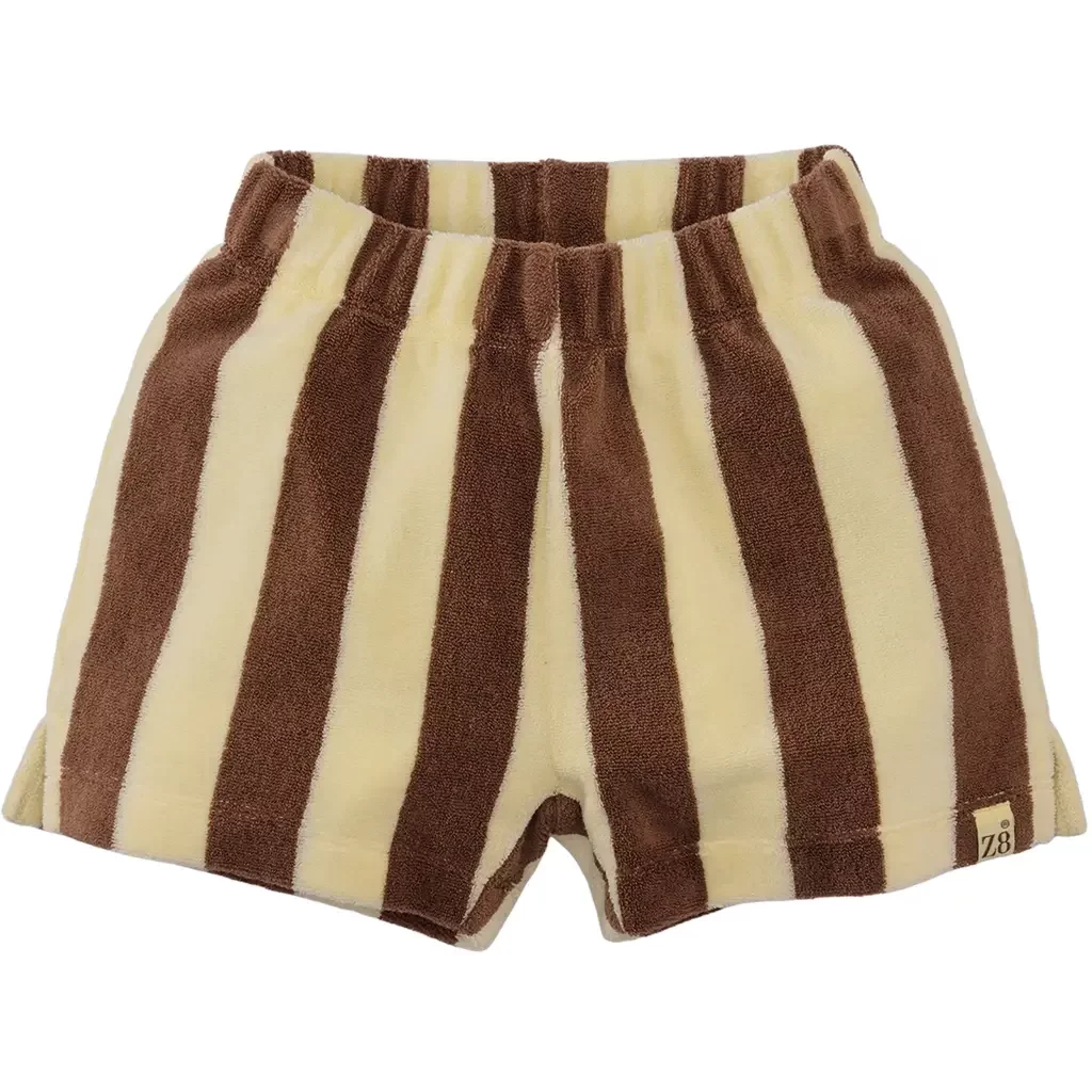 Korte broek strepen badstof Sami (silly citron)