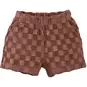 Z8 Korte broek blokken badstof Novan (blush brown)
