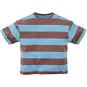 Z8 T-shirt strepen Zeyd (blush brown/surfing blue)