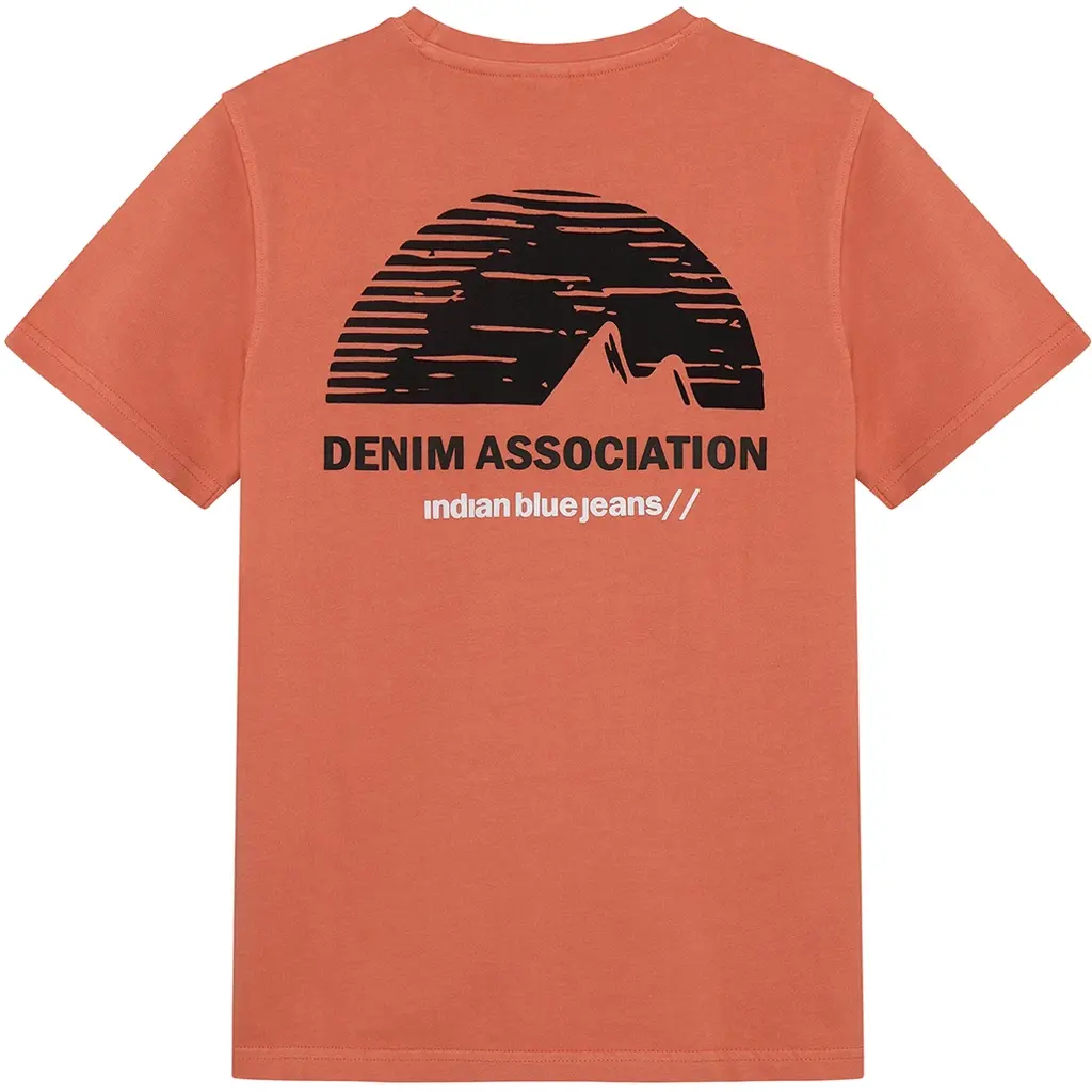 T-shirt backprint washed (lantana)