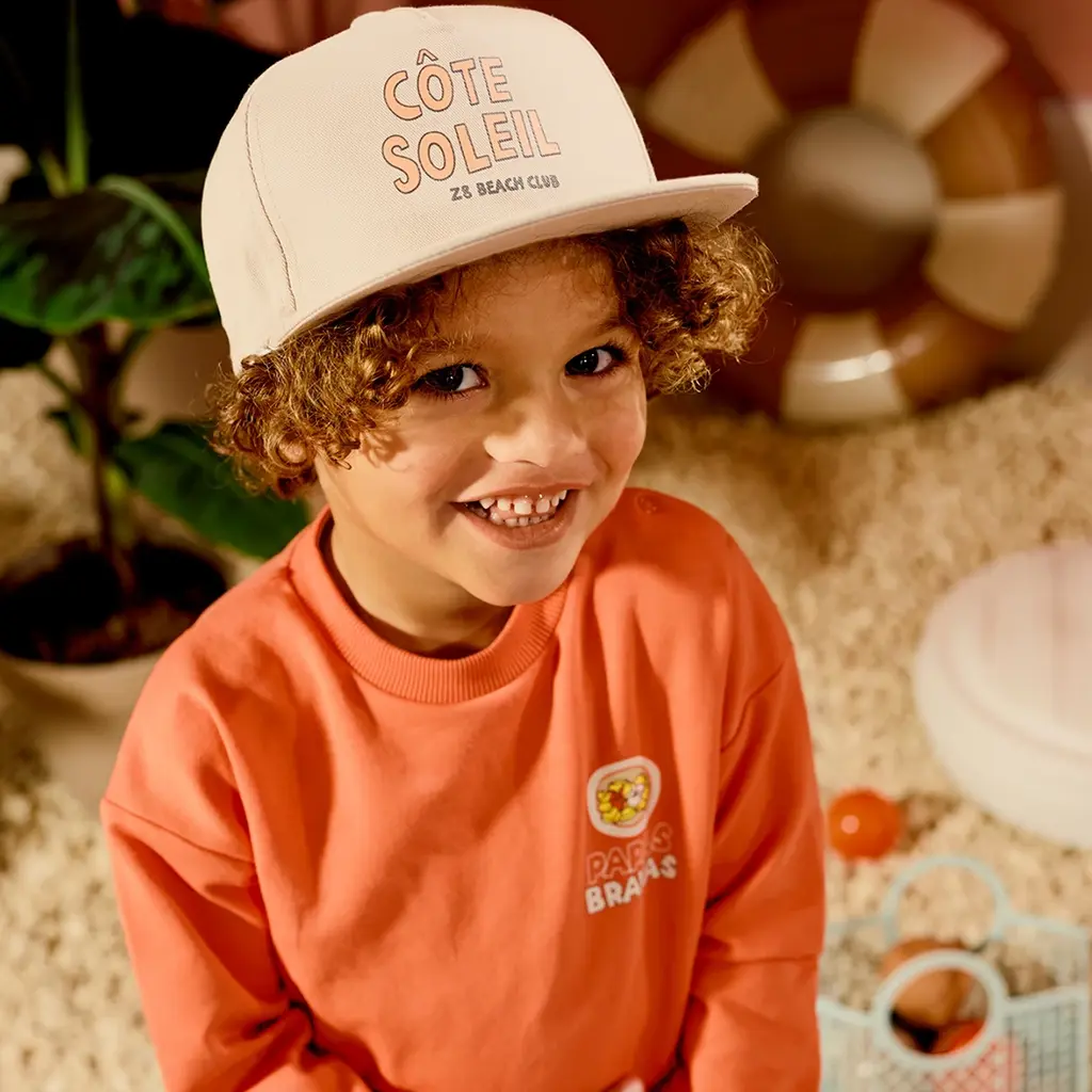 Trui sweat Dayn (sizzling orange)