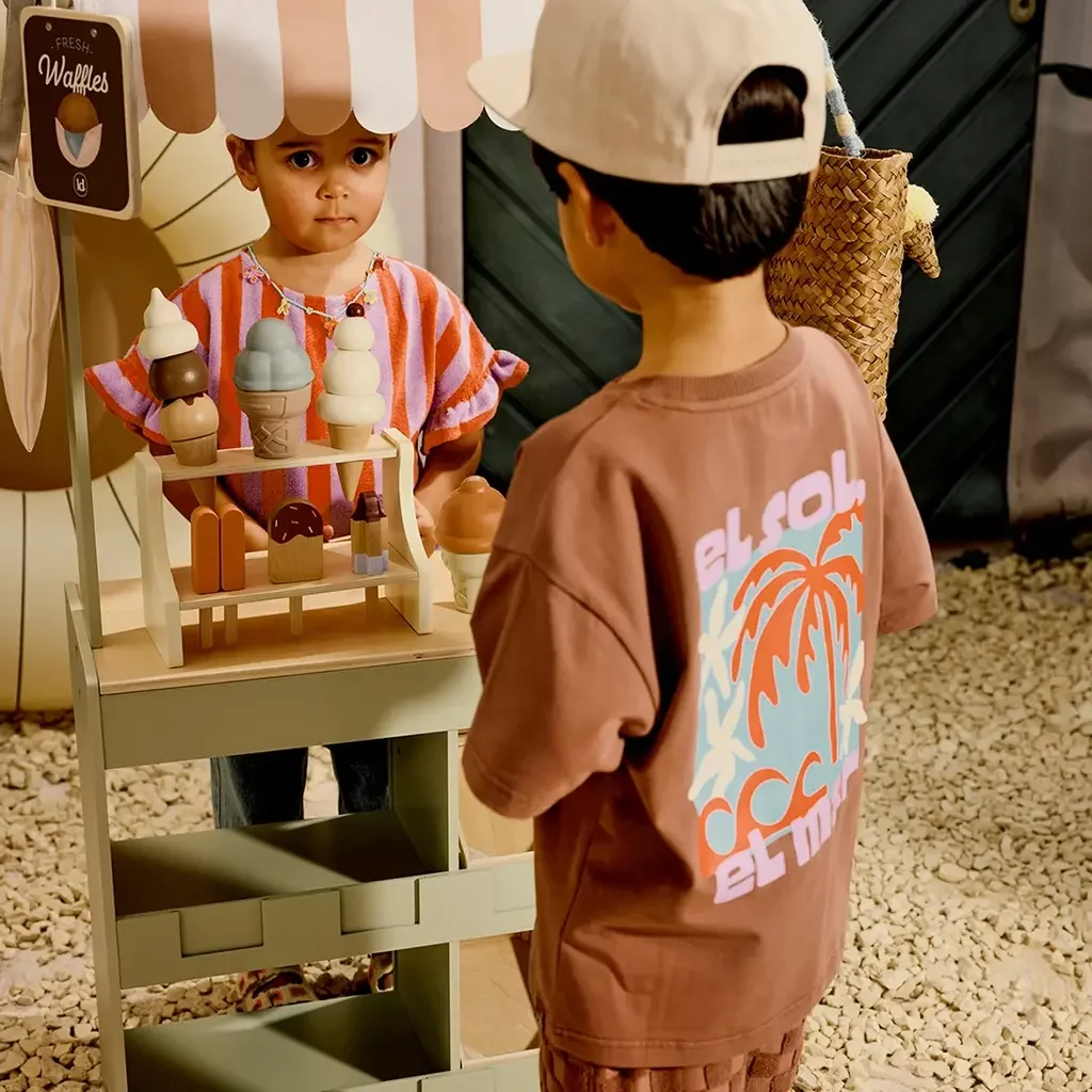 T-shirt Dez (blush brown)